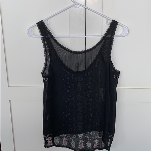 Aeropostale Black, Pink, and White Tank Top - Picture 2 of 4